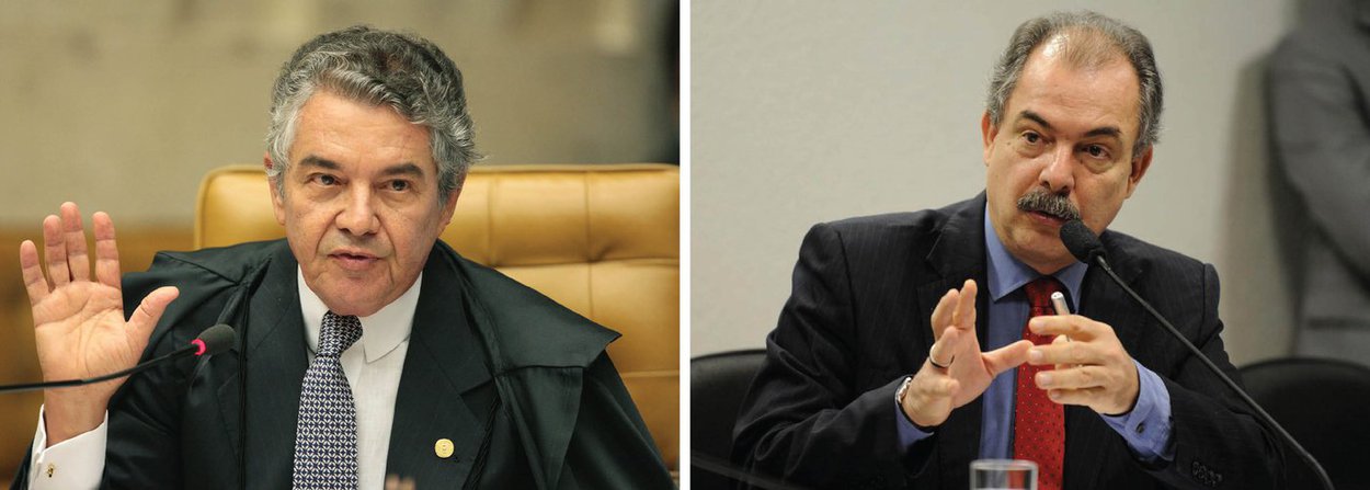 Ministro do Supremo Tribunal Federal (STF) Marco Aurélio Mello defendeu que o ministro da Educação, Aloizio Mercadante, renuncie ao cargo até que as suspeitas de que tenha tentado beneficiar o senador Delcidio Amaral (PT-MS), preso pela Operação Lava Jato, sejam esclarecidas; "Por muito menos, um auxiliar direto do presidente Itamar Franco (Henrique Hargreaves, então chefe da Casa Civil) deixou o cargo para apurarem os fatos e depois retornou. Essa seria a postura adequada, mas no Brasil ela não é observada", disse, sobre um eventual pedido de prisão contra Mercadante, ele disse que "é hora de nós atuarmos com serenidade e temperança tanto quanto possível, apurando para, selada a culpa, prender, não se invertendo a ordem natural. E a ninguém interessa a essa altura incendiar o Brasil" (Foto: Paulo Emílio) Ministro do Supremo Tribunal Federal (STF) Marco Aurélio Mello defendeu que o ministro da Educação, Aloizio Mercadante, renuncie ao cargo até que as suspeitas de que tenha tentado beneficiar o senador Delcidio Amaral (PT-MS), preso pela Operação Lava Jato, sejam esclarecidas; "Por muito menos, um auxiliar direto do presidente Itamar Franco (Henrique Hargreaves, então chefe da Casa Civil) deixou o cargo para apurarem os fatos e depois retornou. Essa seria a postura adequada, mas no Brasil ela não é observada", disse, sobre um eventual pedido de prisão contra Mercadante, ele disse que "é hora de nós atuarmos com serenidade e temperança tanto quanto possível, apurando para, selada a culpa, prender, não se invertendo a ordem natural. E a ninguém interessa a essa altura incendiar o Brasil"