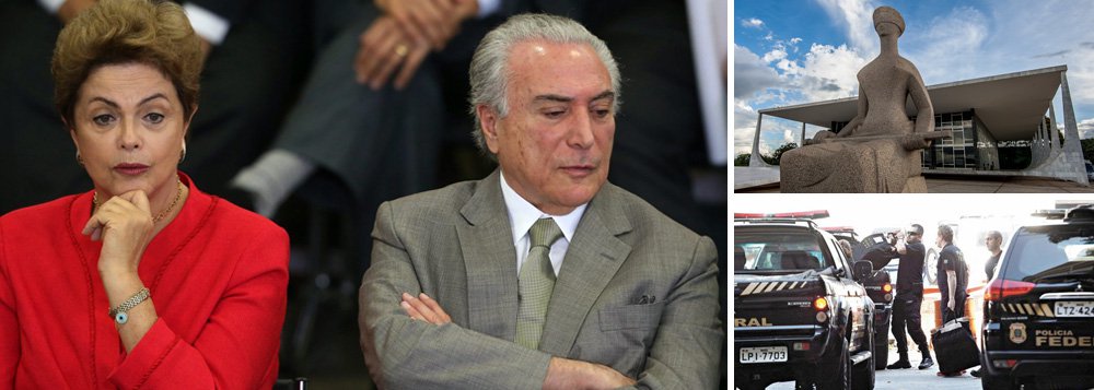 "Pesquisa do Ibope divulgada nesta segunda-feira, 25/04/2016, crava que 62% apoiam a convocação de novas eleições, 25% que Dilma fique e reformule o governo e apenas 8% que o vice-presidente Michel Temer assuma", diz o colunista Leopoldo Vieira; segundo ele, o crescimento do desemprego e da inflação "são resultantes da chantagem política permanente liderada por Eduardo Cunha que paralisou o Brasil e pelos impactos da Lava Jato, que se recusa a separar executivos investigados e/ou condenados em primeira instância das maiores construtoras do País"; como Temer tem menos legitimidade do que Dilma, ele levanta uma questão: "por que o Supremo Tribunal Federal não afasta o verdadeiro protagonista da deterioração das condições de vida da população e corta as arestas abusivas da famosa operação?" (Foto: Leopoldo Vieira) "Pesquisa do Ibope divulgada nesta segunda-feira, 25/04/2016, crava que 62% apoiam a convocação de novas eleições, 25% que Dilma fique e reformule o governo e apenas 8% que o vice-presidente Michel Temer assuma", diz o colunista Leopoldo Vieira; segundo ele, o crescimento do desemprego e da inflação "são resultantes da chantagem política permanente liderada por Eduardo Cunha que paralisou o Brasil e pelos impactos da Lava Jato, que se recusa a separar executivos investigados e/ou condenados em primeira instância das maiores construtoras do País"; como Temer tem menos legitimidade do que Dilma, ele levanta uma questão: "por que o Supremo Tribunal Federal não afasta o verdadeiro protagonista da deterioração das condições de vida da população e corta as arestas abusivas da famosa operação?"