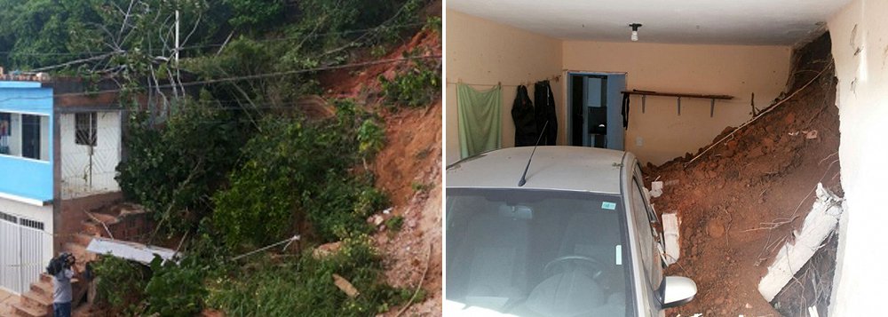 Uma barreira deslizou sobre uma residência na madrugada desta terça-feira (19), no bairro de Guaxuma, em Maceió, e matou um morador; outras duas pessoas da mesma família ficaram feridas e foram conduzidas ao Hospital Geral do Estado (HGE); tragédia teria ocorrido por causa de chuvas que caíram durante a madrugada (Foto: Voney Malta) Uma barreira deslizou sobre uma residência na madrugada desta terça-feira (19), no bairro de Guaxuma, em Maceió, e matou um morador; outras duas pessoas da mesma família ficaram feridas e foram conduzidas ao Hospital Geral do Estado (HGE); tragédia teria ocorrido por causa de chuvas que caíram durante a madrugada