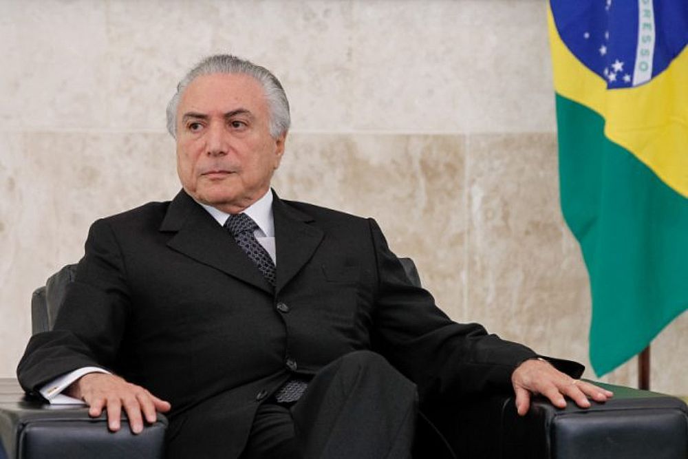 Com cara de quem aprontou e termina o ano sem o merecido corretivo, cinicamente, Michel Temer fez o balanço do seus sete meses de governo (Foto: Luciana Oliveira) Com cara de quem aprontou e termina o ano sem o merecido corretivo, cinicamente, Michel Temer fez o balanço do seus sete meses de governo