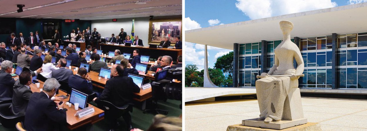 Presidente da Comissão Especial do Impeachment, deputado Rogério Rosso (PSD-DF), e o relator do processo, Jovair Arantes (PSD-GO), terão uma reunião com o ministro do Supremo Tribunal Federal (STF), Luiz Roberto Barroso, na próxima segunda-feira (28) para discutir o andamento do processo e os trabalhos do colegiado; encontro visa deixar claro para a Corte que a omisão está conduzindo as atividades dentro dos limites definidos pelo próprio STF sobre o rito do impeachment (Foto: Paulo Emílio) Presidente da Comissão Especial do Impeachment, deputado Rogério Rosso (PSD-DF), e o relator do processo, Jovair Arantes (PSD-GO), terão uma reunião com o ministro do Supremo Tribunal Federal (STF), Luiz Roberto Barroso, na próxima segunda-feira (28) para discutir o andamento do processo e os trabalhos do colegiado; encontro visa deixar claro para a Corte que a omisão está conduzindo as atividades dentro dos limites definidos pelo próprio STF sobre o rito do impeachment