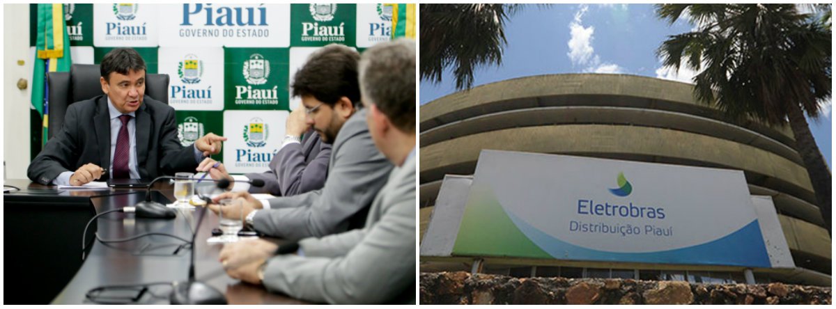 O governador Wellington Dias se reuniu no Palácio de Karnak, com o presidente da Eletrobras-PI, Arquelau Amorim, e com os secretários de Estado da Fazenda, Governo e Administração; em pauta, investimentos em distribuição de energia no interior do estado e uma ação conjunta de para coibir a instalação de gambiarras e instalações irregulares; segundo o governador, "foi apresentada uma proposta de que o Estado antecipe sobre a forma de execução de obras ou recursos, empreendimentos como a subestação de Jaicós, onde existe a perspectiva de R$ 4 milhões em investimento e a linha de energia entre Piripiri e Esperantina, onde deverão ser aplicados cerca de R$ 10 milhões, em uma parceria junto a Eletrobras" (Foto: Leonardo Lucena) O governador Wellington Dias se reuniu no Palácio de Karnak, com o presidente da Eletrobras-PI, Arquelau Amorim, e com os secretários de Estado da Fazenda, Governo e Administração; em pauta, investimentos em distribuição de energia no interior do estado e uma ação conjunta de para coibir a instalação de gambiarras e instalações irregulares; segundo o governador, "foi apresentada uma proposta de que o Estado antecipe sobre a forma de execução de obras ou recursos, empreendimentos como a subestação de Jaicós, onde existe a perspectiva de R$ 4 milhões em investimento e a linha de energia entre Piripiri e Esperantina, onde deverão ser aplicados cerca de R$ 10 milhões, em uma parceria junto a Eletrobras"
