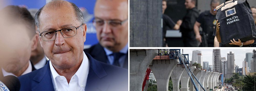 Investigadores da operação Lava Jato expressam temor as irregularidades em contratos da Odebrecht com os governos tucanos do estado de São Paulo, revelados por delatores do grupo, não sejam investigados a fundo pelo Ministério Público estadual paulista (MP-SP); segundo o jornal Valor, acordo de leniência do conglomerado também levará a novas investigações de competência estadual para apurar desvios em obras de rodovias, saneamento e de construção de estádios de futebol; entre as investigações estaduais mencionadas por integrantes das equipes da Lava-Jato está a da Linha 15-Prata do monotrilho de São Paulo, inaugurada pelo governador Geraldo Alckmin (Foto: Aquiles Lins) Investigadores da operação Lava Jato expressam temor as irregularidades em contratos da Odebrecht com os governos tucanos do estado de São Paulo, revelados por delatores do grupo, não sejam investigados a fundo pelo Ministério Público estadual paulista (MP-SP); segundo o jornal Valor, acordo de leniência do conglomerado também levará a novas investigações de competência estadual para apurar desvios em obras de rodovias, saneamento e de construção de estádios de futebol; entre as investigações estaduais mencionadas por integrantes das equipes da Lava-Jato está a da Linha 15-Prata do monotrilho de São Paulo, inaugurada pelo governador Geraldo Alckmin