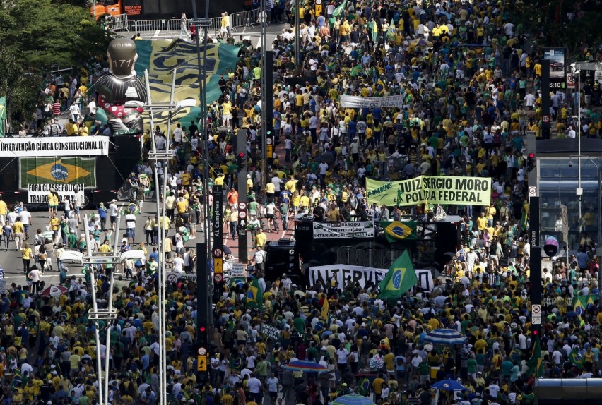 Manifestação em apoio à Lava Jato na Paulista (Foto: Alex Solnik) Manifestação em apoio à Lava Jato na Paulista