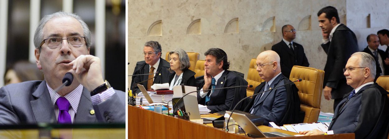 A maioria dos ministros do Supremo Tribunal Federal indeferiu o pedido feito pelo PC do B para que a Câmara realize uma votação intercalada, entre deputados do Norte e do Sul do país; ou, alternativamente, em ordem alfabética; a maioria dos ministros votou para validar uma forma de votação do impeachment na Câmara que alterne entre o Norte e o Sul, como prevê o regimento da Casa; a Corte, porém, ainda decidirá se a alternância se dará entre cada estado ou por deputado; o relator do caso no STF, Marco Aurélio, havia deferido a liminar para suspender a eficácia de regimento da Câmara, e diz que a votação deve ser feita de maneira nominal, e por ordem alfabética dos parlamentares; mas seu voto foi vencido; ainda serão julgadas outras ações sobre o mesmo assunto (Foto: Valter Lima) A maioria dos ministros do Supremo Tribunal Federal indeferiu o pedido feito pelo PC do B para que a Câmara realize uma votação intercalada, entre deputados do Norte e do Sul do país; ou, alternativamente, em ordem alfabética; a maioria dos ministros votou para validar uma forma de votação do impeachment na Câmara que alterne entre o Norte e o Sul, como prevê o regimento da Casa; a Corte, porém, ainda decidirá se a alternância se dará entre cada estado ou por deputado; o relator do caso no STF, Marco Aurélio, havia deferido a liminar para suspender a eficácia de regimento da Câmara, e diz que a votação deve ser feita de maneira nominal, e por ordem alfabética dos parlamentares; mas seu voto foi vencido; ainda serão julgadas outras ações sobre o mesmo assunto