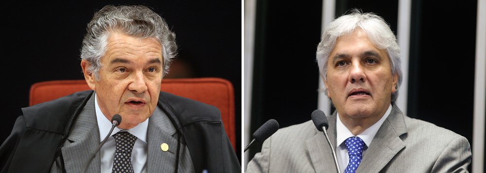 "Não cabe justiçamento e o STF não fez justiçamento", afirmou Marco Aurélio Mello, ao comentar a decisão do Supremo que determinou a prisão do senador; ele também rebateu a posição do setor jurídico de que as gravações feitas pelo filho do ex-diretor da Petrobras Nestor Cerveró não seriam válidas, já que teriam sido feitas sem autorização judicial; "Já endossamos isto lá atrás", assegurou (Foto: Paulo Emílio) "Não cabe justiçamento e o STF não fez justiçamento", afirmou Marco Aurélio Mello, ao comentar a decisão do Supremo que determinou a prisão do senador; ele também rebateu a posição do setor jurídico de que as gravações feitas pelo filho do ex-diretor da Petrobras Nestor Cerveró não seriam válidas, já que teriam sido feitas sem autorização judicial; "Já endossamos isto lá atrás", assegurou