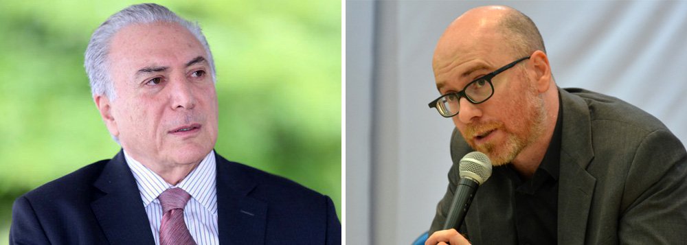 Filósofo Vladimir Safatle afirma que Michel Temer, rejeitado, fará governo com derrotados e tentará impor programa derrotado nas urnas; “Teremos um "presidente" com 2% de intenção de voto e 58% da população preferindo seu afastamento. Ele comporá um ministério com os derrotados das últimas eleições, com seus programas sempre recusados pela população” (Foto: Roberta Namour) Filósofo Vladimir Safatle afirma que Michel Temer, rejeitado, fará governo com derrotados e tentará impor programa derrotado nas urnas; “Teremos um "presidente" com 2% de intenção de voto e 58% da população preferindo seu afastamento. Ele comporá um ministério com os derrotados das últimas eleições, com seus programas sempre recusados pela população”