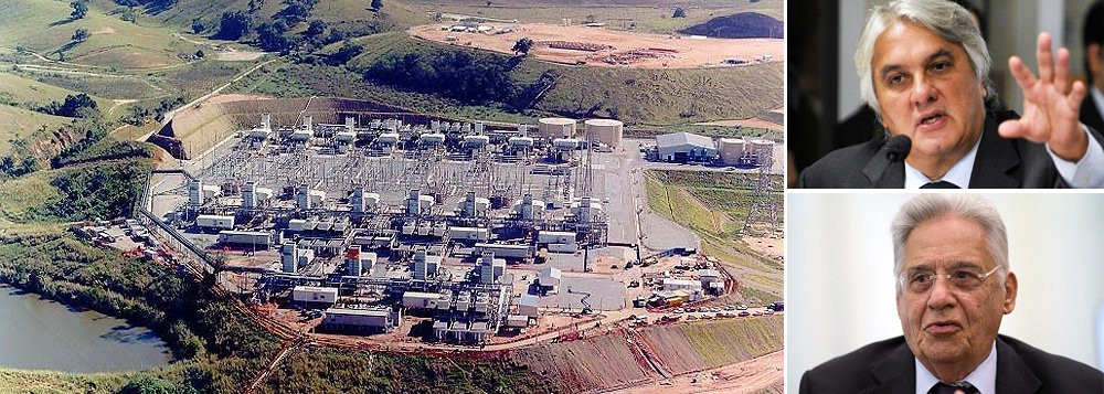 As quatro termelétricas contratadas no governo de Fernando Henrique Cardoso quando o senador Delcídio do Amaral (PT-MS), era diretor da Petrobras, custaram R$ 5 bilhões, segundo cálculos da companhia e do Tribunal de Contas da União (TCU); já a compra da refinaria dos EUA custou US$ 792 milhões – em valores atuais, aproximadamente R$ 3 bilhões; em sua delação premiada, Nestor Cerveró, que era gerente da área de Delcídio na Petrobras, afirmou que o senador, atualmente preso em Brasília, recebeu propina de US$ 10 milhões da Alstom, empresa francesa envolvida em escândalos de financiamento de campanha do PSDB; em resposta, FHC disse que corrupção, no seu governo, foi pontual e não sistêmica (Foto: Roberta Namour) As quatro termelétricas contratadas no governo de Fernando Henrique Cardoso quando o senador Delcídio do Amaral (PT-MS), era diretor da Petrobras, custaram R$ 5 bilhões, segundo cálculos da companhia e do Tribunal de Contas da União (TCU); já a compra da refinaria dos EUA custou US$ 792 milhões – em valores atuais, aproximadamente R$ 3 bilhões; em sua delação premiada, Nestor Cerveró, que era gerente da área de Delcídio na Petrobras, afirmou que o senador, atualmente preso em Brasília, recebeu propina de US$ 10 milhões da Alstom, empresa francesa envolvida em escândalos de financiamento de campanha do PSDB; em resposta, FHC disse que corrupção, no seu governo, foi pontual e não sistêmica