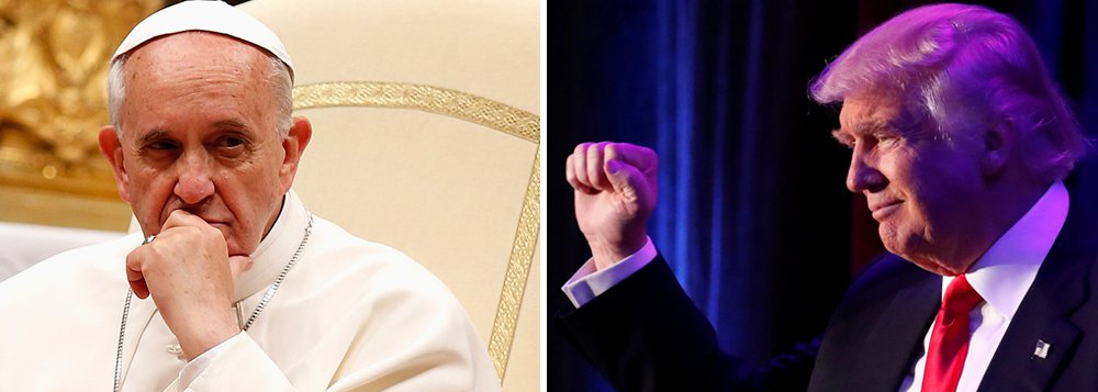 Papa Francisco se recusou a fazer um julgamento pessoal sobre o presidente eleito dos Estados Unidos, Donald Trump, afirmando que está interessado apenas no impacto das escolhas dos políticos sobre os pobres; "Não faço julgamentos sobre pessoas e homens políticos, quero apenas entender que sofrimento o comportamento deles causa aos pobres e aos excluídos", disse Francisco (Foto: Paulo Emílio) Papa Francisco se recusou a fazer um julgamento pessoal sobre o presidente eleito dos Estados Unidos, Donald Trump, afirmando que está interessado apenas no impacto das escolhas dos políticos sobre os pobres; "Não faço julgamentos sobre pessoas e homens políticos, quero apenas entender que sofrimento o comportamento deles causa aos pobres e aos excluídos", disse Francisco