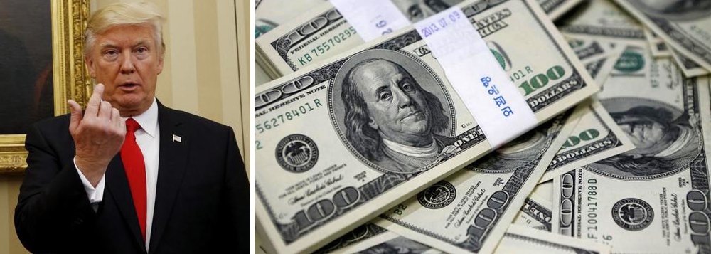Fala do diretor do Conselho Nacional do Comércio dos Estados Unidos, Peter Navarro, com críticas à Alemanha se juntou a declarações do presidente Donald Trump, acusando a China de manipulação do câmbio indicam:novo governo quer dólar em queda; na Ibovespa, divisa americana é cotada a R$ 3,13 (Foto: Aquiles Lins) Fala do diretor do Conselho Nacional do Comércio dos Estados Unidos, Peter Navarro, com críticas à Alemanha se juntou a declarações do presidente Donald Trump, acusando a China de manipulação do câmbio indicam:novo governo quer dólar em queda; na Ibovespa, divisa americana é cotada a R$ 3,13