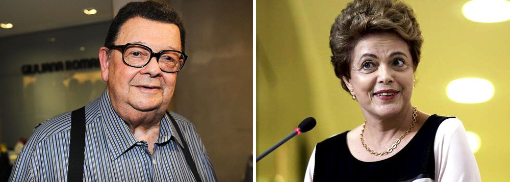 "Quando ela começou a intervenção na energia elétrica, teve um aumento de quase 6 pontos percentuais de aprovação. A resposta da sociedade foi extremamente positiva, ela apoiou a Dilma nos seus equívocos", diz o economista Delfim Netto; "Como se não bastasse, quando houve a segunda intervenção danosa, que foi reduzir a taxa de juros sem produzir as condições fiscais para isso, ela teve mais um surto de aprovação"; ele afirma, porém, que as pedaladas vêm desde João VI e não são tese razoável para um impeachment (Foto: Leonardo Attuch) "Quando ela começou a intervenção na energia elétrica, teve um aumento de quase 6 pontos percentuais de aprovação. A resposta da sociedade foi extremamente positiva, ela apoiou a Dilma nos seus equívocos", diz o economista Delfim Netto; "Como se não bastasse, quando houve a segunda intervenção danosa, que foi reduzir a taxa de juros sem produzir as condições fiscais para isso, ela teve mais um surto de aprovação"; ele afirma, porém, que as pedaladas vêm desde João VI e não são tese razoável para um impeachment