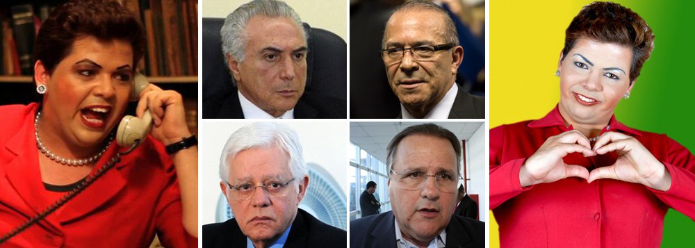 E ela está na internet, nas imitações do ator Gustavo Mendes, que se tornaram um fenômeno nas redes sociais; se a Dilma Rousseff real entregou cargos de primeira linha aos três principais soldados do vice Michel Temer (Geddel Vieira Lima foi vice-presidente da Caixa, enquanto Eliseu Padilha e Moreira Franco foram ministros da Aviação Civil), a Dilma de Gustavo Mendes é um "doce de coco", mas não tem muita paciência para homens magoáveis; brincadeiras à parte, a questão real de Temer não é ser ou não menosprezado, mas ter ou não o poder; vídeo (Foto: Felipe L. Goncalves) E ela está na internet, nas imitações do ator Gustavo Mendes, que se tornaram um fenômeno nas redes sociais; se a Dilma Rousseff real entregou cargos de primeira linha aos três principais soldados do vice Michel Temer (Geddel Vieira Lima foi vice-presidente da Caixa, enquanto Eliseu Padilha e Moreira Franco foram ministros da Aviação Civil), a Dilma de Gustavo Mendes é um "doce de coco", mas não tem muita paciência para homens magoáveis; brincadeiras à parte, a questão real de Temer não é ser ou não menosprezado, mas ter ou não o poder; vídeo