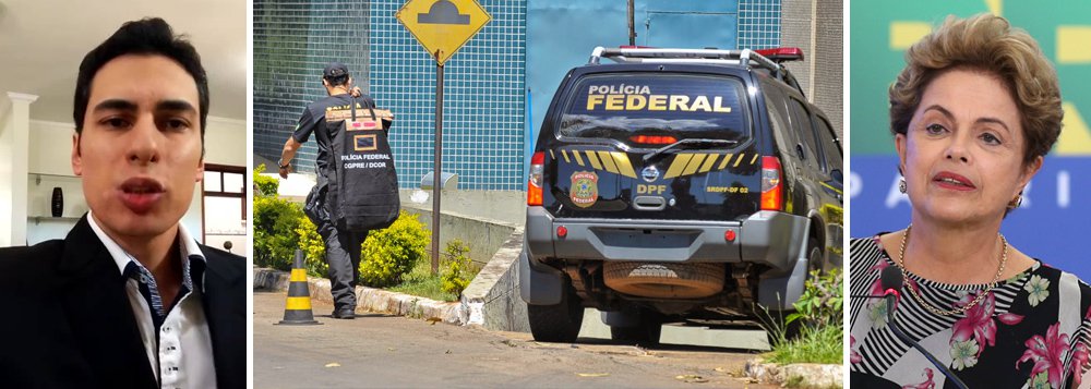 Ex-candidato do PSDB que ameaçou decapitar a presidente Dilma Rousseff, em vídeo divulgado na internet, Matheus Sathler Garcia foi indiciado pela Polícia Federal pelo crime de incitação à violência; inquérito já foi encaminhado à Justiça Federal; se condenado, o terrorista tucano pode pegar pena de 3 a 6 meses de prisão, além do pagamento de multa; "Vivemos em um Estado de Direito e não podemos permitir que o direito ao exercício da livre expressão dos indivíduos sirva de escudo para a incitação de crimes", disse a delegada da Polícia Federal Fernanda Costa de Oliveira, responsável pelo caso (Foto: Paulo Emílio) Ex-candidato do PSDB que ameaçou decapitar a presidente Dilma Rousseff, em vídeo divulgado na internet, Matheus Sathler Garcia foi indiciado pela Polícia Federal pelo crime de incitação à violência; inquérito já foi encaminhado à Justiça Federal; se condenado, o terrorista tucano pode pegar pena de 3 a 6 meses de prisão, além do pagamento de multa; "Vivemos em um Estado de Direito e não podemos permitir que o direito ao exercício da livre expressão dos indivíduos sirva de escudo para a incitação de crimes", disse a delegada da Polícia Federal Fernanda Costa de Oliveira, responsável pelo caso