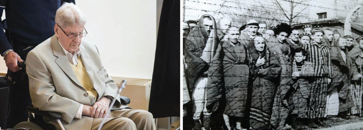Reinhold Hanning, 94 anos, que enfrenta julgamento sob a acusação de ter sido cúmplice em assassinatos cometidos no campo de concentração de Auschwitz, pediu desculpas nesta sexta-feira, 29, perante o júri; "Eu realmente sinto muito", disse Hanning; "Me envergonho de ter visto o errado acontecer e nada ter feito para parar isso"; ele é acusado de ter feito parte do "funcionamento interno" do campo de Auschwitz, onde cerca de 1,1 milhão de pessoas foram mortas, a maioria judeus (Foto: Aquiles Lins) Reinhold Hanning, 94 anos, que enfrenta julgamento sob a acusação de ter sido cúmplice em assassinatos cometidos no campo de concentração de Auschwitz, pediu desculpas nesta sexta-feira, 29, perante o júri; "Eu realmente sinto muito", disse Hanning; "Me envergonho de ter visto o errado acontecer e nada ter feito para parar isso"; ele é acusado de ter feito parte do "funcionamento interno" do campo de Auschwitz, onde cerca de 1,1 milhão de pessoas foram mortas, a maioria judeus