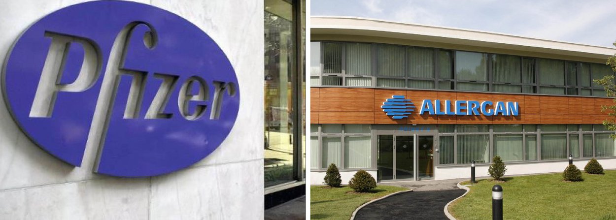 Fabricante do medicamento Viagra fechou acordo para comprar a Allergan, fabricante do Botox; transação está avaliada em cerca de US$ 160 bilhões e pode criar a maior farmacêutica do mundo em vendas; operação, aprovada pelos conselhos administrativos dos dois grupos, prevê que as empresas fiquem agrupadas sob a identidade jurídica da Allergan e permitirá que a Pfizer transfira sua sede legal para a Irlanda em uma chamada "inversão", o que deve reduzir o volume de pagamentos de tributos (Foto: Aquiles Lins) Fabricante do medicamento Viagra fechou acordo para comprar a Allergan, fabricante do Botox; transação está avaliada em cerca de US$ 160 bilhões e pode criar a maior farmacêutica do mundo em vendas; operação, aprovada pelos conselhos administrativos dos dois grupos, prevê que as empresas fiquem agrupadas sob a identidade jurídica da Allergan e permitirá que a Pfizer transfira sua sede legal para a Irlanda em uma chamada "inversão", o que deve reduzir o volume de pagamentos de tributos