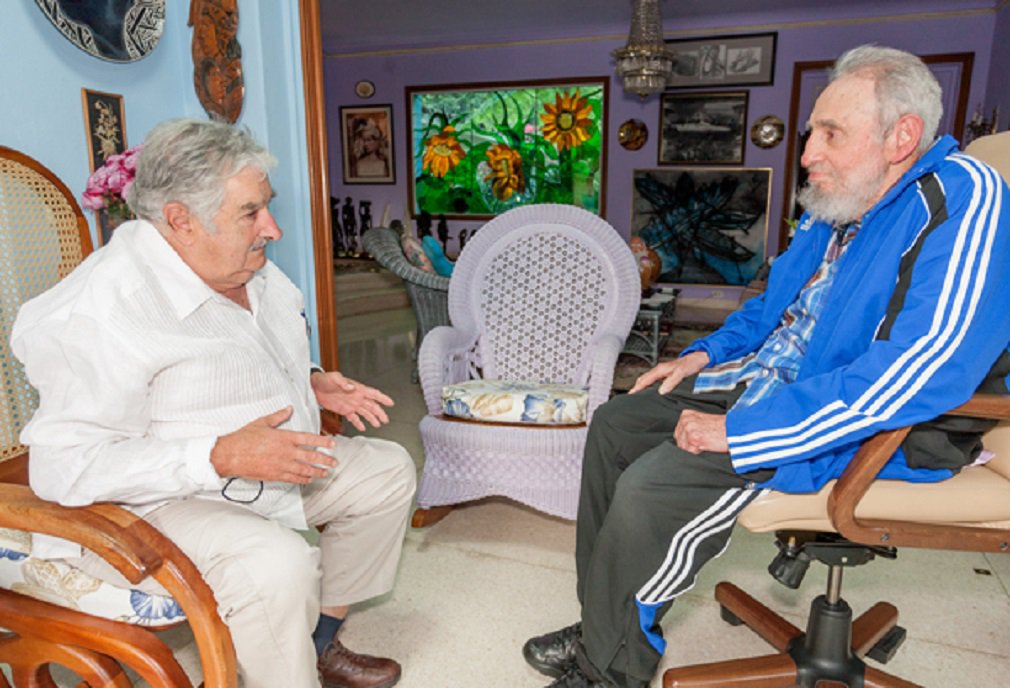 O ex-presidenre Uruguaio José "Pepe" Mujica se despediu de Fidel Castro em uma carta que exalta os feitos do líder em Cuba: "uma nação sem analfabetismo, com o melhor sistema de saúde pública, com a melhor educação do continente"; "a você, estrela do Caribe, um até a vitória... sempre", despediu-se Mujica (Foto: José Barbacena) O ex-presidenre Uruguaio José "Pepe" Mujica se despediu de Fidel Castro em uma carta que exalta os feitos do líder em Cuba: "uma nação sem analfabetismo, com o melhor sistema de saúde pública, com a melhor educação do continente"; "a você, estrela do Caribe, um até a vitória... sempre", despediu-se Mujica