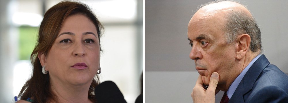 Senador tucano entrou na conversa sem ser convidado durante jantar natalino na casa do líder do PMDB, senador Eunício Oliveira, e disse à ministra: "dizem por aí que você é muito namoradeira"; irritada, ela respondeu: "você é um homem deselegante, descortês, arrogante, prepotente. É por isso que você nunca chegará à Presidência da República"; em seguida, jogou o vinho no rosto de José Serra (PSDB-SP) e pediu que ele se retirasse do local (Foto: Paulo Emílio) Senador tucano entrou na conversa sem ser convidado durante jantar natalino na casa do líder do PMDB, senador Eunício Oliveira, e disse à ministra: "dizem por aí que você é muito namoradeira"; irritada, ela respondeu: "você é um homem deselegante, descortês, arrogante, prepotente. É por isso que você nunca chegará à Presidência da República"; em seguida, jogou o vinho no rosto de José Serra (PSDB-SP) e pediu que ele se retirasse do local