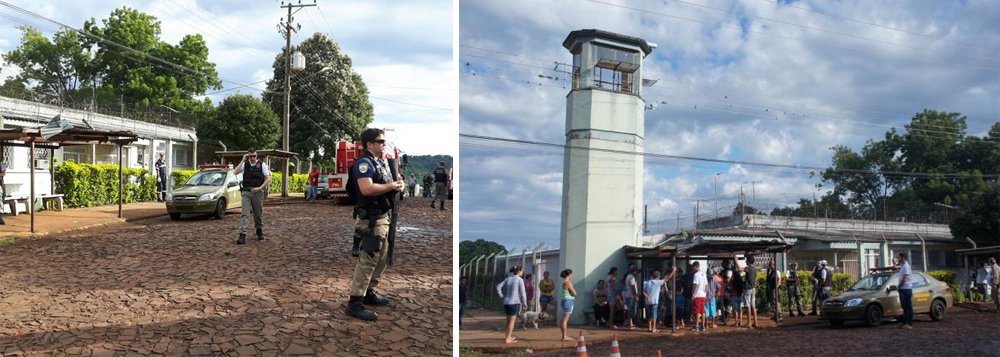 Uma rebelião deixou dois detentos mortos no Presídio Estadual de Sarandi, município da região norte do Rio Grande do Sul, a cerca de 330 quilômetros de Porto Alegre; segundo a administração da unidade, a briga começou quando 12 presos tomaram as chaves dos portões da galeria, invadiram uma cela e mataram dois detentos, rivais do grupo (Foto: Leonardo Lucena) Uma rebelião deixou dois detentos mortos no Presídio Estadual de Sarandi, município da região norte do Rio Grande do Sul, a cerca de 330 quilômetros de Porto Alegre; segundo a administração da unidade, a briga começou quando 12 presos tomaram as chaves dos portões da galeria, invadiram uma cela e mataram dois detentos, rivais do grupo