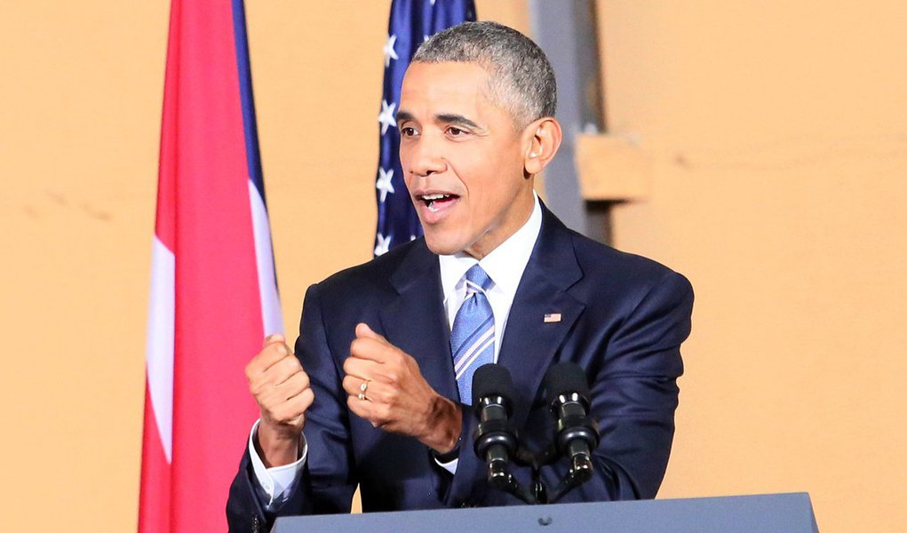 Presidente dos Estados Unidos declarou que está em Havana para "enterrar o último vestígio" da Guerra Fria nas Américas; Barack Obama fez um discurso histórico no Grand Theater de Havana, na presença do presidente cubano, Raúl Castro; viagem é a primeira de um presidente dos EUA a Cuba em 88 anos; presença de Obama em Havana representa o ápice da retomada do laços diplomáticos que ele e Raúl Castro anunciaram em dezembro de 2014 (Foto: Paulo Emílio) Presidente dos Estados Unidos declarou que está em Havana para "enterrar o último vestígio" da Guerra Fria nas Américas; Barack Obama fez um discurso histórico no Grand Theater de Havana, na presença do presidente cubano, Raúl Castro; viagem é a primeira de um presidente dos EUA a Cuba em 88 anos; presença de Obama em Havana representa o ápice da retomada do laços diplomáticos que ele e Raúl Castro anunciaram em dezembro de 2014