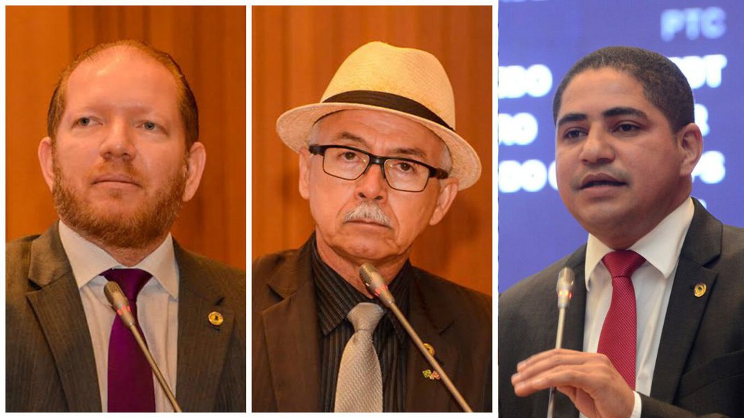 Deputados Othelino Neto (PCdoB), Zé Inácio (PT) e Fernando Furtado (PCdoB) criticaram a decisão do presidente da Câmara Federal, Eduardo Cunha (PMDB-RJ), de acolher o pedido de impeachment da presidente Dilma (PT); para Othelino, tratar a discussão do impeachment como "vingança" foi "um gesto de irresponsabilidade que apequenou" o peemedebista e que "apequena a Câmara dos Deputados"; para o petista, que repudiou a conduta de Cunha, quem é favorável ao impeachment é porque não se preocupa com o País; Furtado disse que não podemos "criar um golpe em que onde temos experiência do passado, do golpe que foi feito no passado onde o país não teve sossego, não teve paz, não teve crescimento” (Foto: Leonardo Lucena) Deputados Othelino Neto (PCdoB), Zé Inácio (PT) e Fernando Furtado (PCdoB) criticaram a decisão do presidente da Câmara Federal, Eduardo Cunha (PMDB-RJ), de acolher o pedido de impeachment da presidente Dilma (PT); para Othelino, tratar a discussão do impeachment como "vingança" foi "um gesto de irresponsabilidade que apequenou" o peemedebista e que "apequena a Câmara dos Deputados"; para o petista, que repudiou a conduta de Cunha, quem é favorável ao impeachment é porque não se preocupa com o País; Furtado disse que não podemos "criar um golpe em que onde temos experiência do passado, do golpe que foi feito no passado onde o país não teve sossego, não teve paz, não teve crescimento”