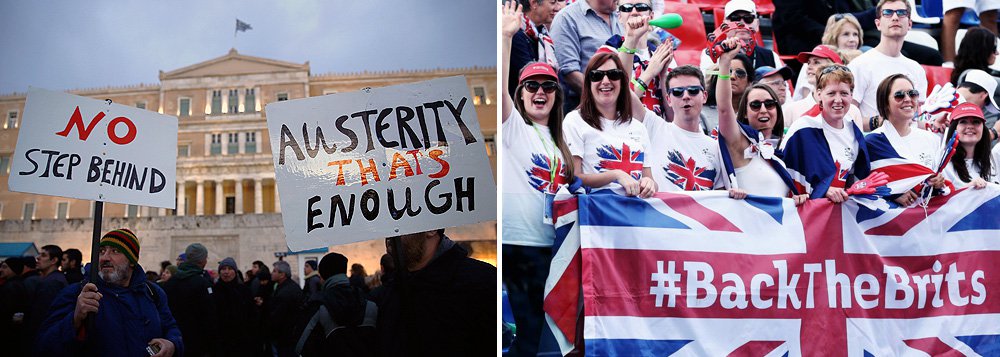 "Ao votar pela saída da União Europeia, eleitores ingleses seguiram uma trilha que guarda muitas semelhanças com o caminho do eleitorado grego, que em julho de 2015 disse Não aos programas de austeridade da União Europeia", compara Paulo Moreira Leite, sobre o Brexit; segundo ele, a votação foi resolvida nas regiões mais pobres, pelo voto de eleitores com menor escolaridade formal e cidadãos mais velhos, que mais necessitam dos serviços de bem-estar social, questões que estão na ordem do dia em outros países, devendo ser enfrentadas em breve; "Caso contrário, outros plebiscitos virão," escreve PML (Foto: Paulo Moreira Leite) "Ao votar pela saída da União Europeia, eleitores ingleses seguiram uma trilha que guarda muitas semelhanças com o caminho do eleitorado grego, que em julho de 2015 disse Não aos programas de austeridade da União Europeia", compara Paulo Moreira Leite, sobre o Brexit; segundo ele, a votação foi resolvida nas regiões mais pobres, pelo voto de eleitores com menor escolaridade formal e cidadãos mais velhos, que mais necessitam dos serviços de bem-estar social, questões que estão na ordem do dia em outros países, devendo ser enfrentadas em breve; "Caso contrário, outros plebiscitos virão," escreve PML