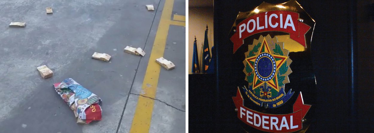Durante o cumprimento de mandatos judiciais pela Operação Pulso, da Polícia Federal contra esquema de desvio de recursos públicos da Hemobras, um suspeito arremessou dinheiro pela janela de seu prédio, em Recife, nesta quarta-feira, 9; imagens divulgadas mostram pacotes de dinheiro jogados no chão do estacionamento do prédio do suspeito, que não teve o nome divulgado; operação cumpre 28 mandados de busca e apreensão em Pernambuco, Piauí, Paraíba, Minas Gerais e São Paulo, além de dois mandados de prisão temporária (Foto: Aquiles Lins) Durante o cumprimento de mandatos judiciais pela Operação Pulso, da Polícia Federal contra esquema de desvio de recursos públicos da Hemobras, um suspeito arremessou dinheiro pela janela de seu prédio, em Recife, nesta quarta-feira, 9; imagens divulgadas mostram pacotes de dinheiro jogados no chão do estacionamento do prédio do suspeito, que não teve o nome divulgado; operação cumpre 28 mandados de busca e apreensão em Pernambuco, Piauí, Paraíba, Minas Gerais e São Paulo, além de dois mandados de prisão temporária