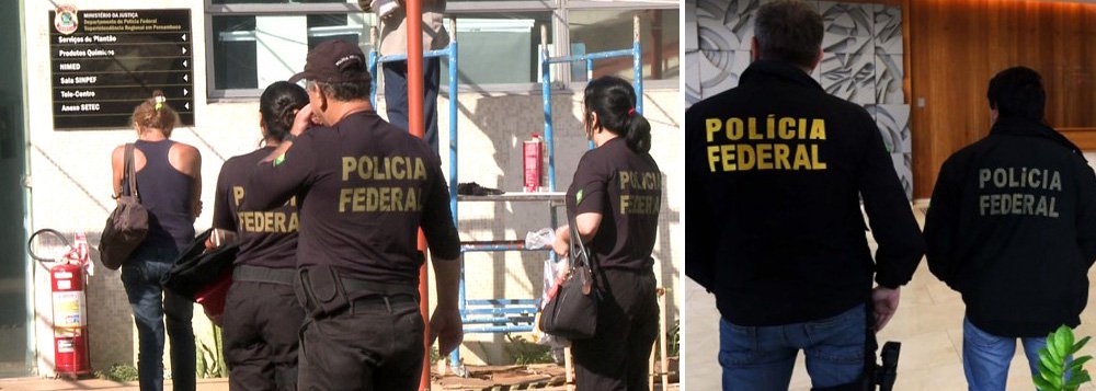 Operação Citrus Prev investiga um esquema de fraudes contra o Instituto Nacional do Seguro Social (INSS) em Pernambuco , prejuízos aos cofres públicos é estimado em mais de R$ 1 milhãofoi hoje (3) alvo da o da Polícia Federal; prejuízo calculado é de pelo menos R$ 1 milhão, com base apenas nos primeiros casos de concessão irregular de benefícios; esquema era baseado na atuação de intermediários para a concessão de benefícios na agência de Limoeiro (PE), interior do Estado; agentes cumpriram um mandado de prisão temporária, 14 de condução coercitiva, além de outros 11 mandados de busca e apreensão (Foto: Paulo Emílio) Operação Citrus Prev investiga um esquema de fraudes contra o Instituto Nacional do Seguro Social (INSS) em Pernambuco , prejuízos aos cofres públicos é estimado em mais de R$ 1 milhãofoi hoje (3) alvo da o da Polícia Federal; prejuízo calculado é de pelo menos R$ 1 milhão, com base apenas nos primeiros casos de concessão irregular de benefícios; esquema era baseado na atuação de intermediários para a concessão de benefícios na agência de Limoeiro (PE), interior do Estado; agentes cumpriram um mandado de prisão temporária, 14 de condução coercitiva, além de outros 11 mandados de busca e apreensão