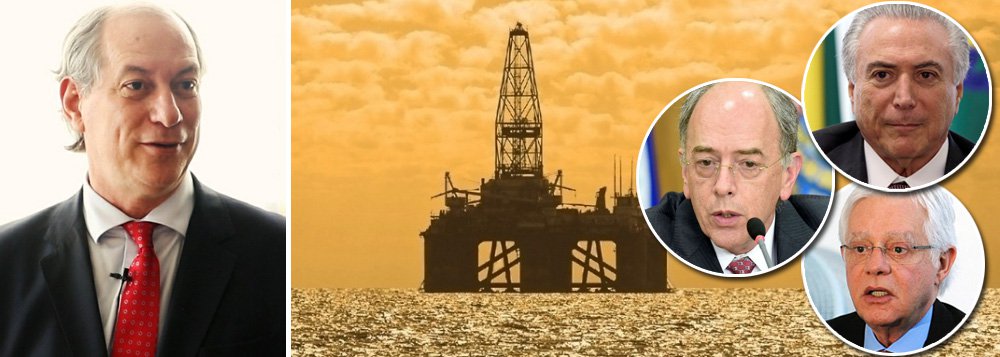 Num dos trechos da entrevista exclusiva que concedeu ao 247, Ciro Gomes assumiu um compromisso: disse que vai desfazer toda a política de venda de ativos da Petrobras, que vem sendo conduzida por Pedro Parente; "entregaram o petróleo da bacia de Carcará a uma estatal da Noruega, ou seja, ao povo norueguês, pelo preço de uma lata de Coca-Cola", diz Ciro, que se refere aos "entreguistas", como Parente, Michel Temer e Moreira Franco como "canalhas"; "eu não consigo encontrar outra palavra"; Ciro disse ainda que, se eleito em 2018, toda essa política será desfeita – ontem, o Tribunal de Contas da União suspendeu o feirão de Parente, alegando falta de transparência na venda de ativos; assista trecho da entrevista com Ciro (Foto: Leonardo Attuch) Num dos trechos da entrevista exclusiva que concedeu ao 247, Ciro Gomes assumiu um compromisso: disse que vai desfazer toda a política de venda de ativos da Petrobras, que vem sendo conduzida por Pedro Parente; "entregaram o petróleo da bacia de Carcará a uma estatal da Noruega, ou seja, ao povo norueguês, pelo preço de uma lata de Coca-Cola", diz Ciro, que se refere aos "entreguistas", como Parente, Michel Temer e Moreira Franco como "canalhas"; "eu não consigo encontrar outra palavra"; Ciro disse ainda que, se eleito em 2018, toda essa política será desfeita – ontem, o Tribunal de Contas da União suspendeu o feirão de Parente, alegando falta de transparência na venda de ativos; assista trecho da entrevista com Ciro