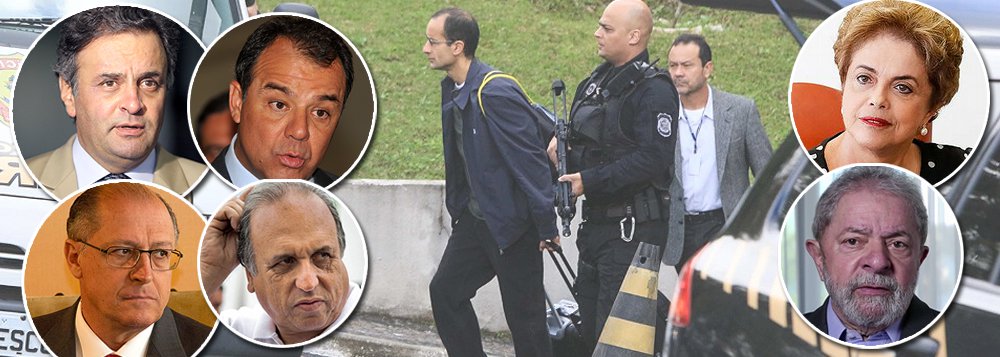 Nesta sexta-feira, começa oficialmente a delação premiada da Odebrecht, que será feita por 50 executivos da empreiteira em todo o país e atingirá cerca de 100 políticos; entre os alvos, além do ex-presidente Lula e da presidente eleita Dilma Rousseff, estão líderes da oposição, com o senador Aécio Neves (PSDB); na lista, há tambémpelo menos dez governadores e ex-governadores, incluindo o tucano Geraldo Alckmin (SP), Fernando Pezão e Sérgio Cabral (PMDB), do Rio (Foto: Roberta Namour) Nesta sexta-feira, começa oficialmente a delação premiada da Odebrecht, que será feita por 50 executivos da empreiteira em todo o país e atingirá cerca de 100 políticos; entre os alvos, além do ex-presidente Lula e da presidente eleita Dilma Rousseff, estão líderes da oposição, com o senador Aécio Neves (PSDB); na lista, há tambémpelo menos dez governadores e ex-governadores, incluindo o tucano Geraldo Alckmin (SP), Fernando Pezão e Sérgio Cabral (PMDB), do Rio
