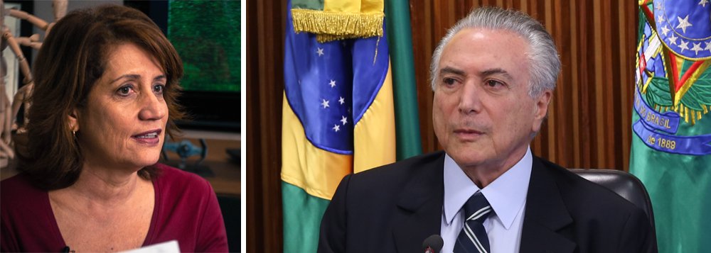 "Não são boas as notícias ambientais. O desmatamento aumentou fortemente nos últimos dois anos e nada sugere que isso vá mudar porque o governo Temer acaba de dar um péssimo sinal ao reduzir o tamanho de uma área de proteção, a Floresta de Jamanxin, no Pará", escreve a jornalista; ela lembra que o governo Temer também "cancelou um leilão de energia alternativa, mesmo com 100 interessados na disputa que poderiam investigar R$ 8 bilhões" (Foto: Gisele Federicce) "Não são boas as notícias ambientais. O desmatamento aumentou fortemente nos últimos dois anos e nada sugere que isso vá mudar porque o governo Temer acaba de dar um péssimo sinal ao reduzir o tamanho de uma área de proteção, a Floresta de Jamanxin, no Pará", escreve a jornalista; ela lembra que o governo Temer também "cancelou um leilão de energia alternativa, mesmo com 100 interessados na disputa que poderiam investigar R$ 8 bilhões"