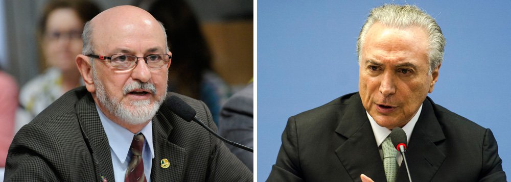 Durante audiência pública na Comissão de Direitos Humanos do Senado, o senador Donizeti Nogueira (PT-TO) disse que o Brasil vive hoje um momento de enfraquecimento da democracia e não poupou críticas ao vice-presidente Michel Temer; "O que ocorre hoje é um golpe que é fruto de uma conspiração orquestrada por um traidor e manipulada pela mídia", afirmou; "A sociedade que ocupou as ruas, precisa continuar ocupando para garantir o Estado Democrático e, dessa maneira, influenciar a votação derradeira", disse sobre a votação da admissibilidade do processo de impeachment da presidente Dilma Rousseff (Foto: Aquiles Lins) Durante audiência pública na Comissão de Direitos Humanos do Senado, o senador Donizeti Nogueira (PT-TO) disse que o Brasil vive hoje um momento de enfraquecimento da democracia e não poupou críticas ao vice-presidente Michel Temer; "O que ocorre hoje é um golpe que é fruto de uma conspiração orquestrada por um traidor e manipulada pela mídia", afirmou; "A sociedade que ocupou as ruas, precisa continuar ocupando para garantir o Estado Democrático e, dessa maneira, influenciar a votação derradeira", disse sobre a votação da admissibilidade do processo de impeachment da presidente Dilma Rousseff