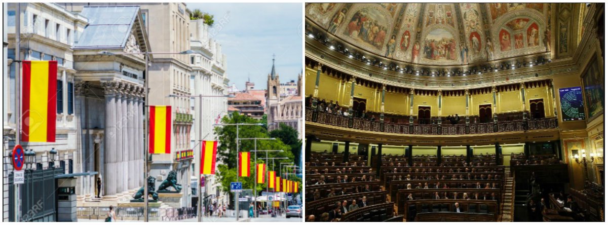 Uma semana antes da votação na segunda eleição em seis meses na Espanha, três diferentes pesquisas de opinião mostram que uma aliança da esquerda, liderada pelo partido antiausteridade Podemos, deve obter ganhos na eleição e ficar em uma forte segunda posição, à frente dos socialistas e atrás apenas do Partido Popular (PP), de centro-direita; segundo as estimativas, o PP obterá entre 121 e 124 deputados e 30,3% dos votos; a coligação Unidos Podemos poderá eleger 84 ou 85 parlamentares, recebendo 24,6% dos votos, mais do que os 80 a 93 deputados, e 21,4% do Partido Socialista Operário Espanhol (PSOE) (Foto: Leonardo Lucena) Uma semana antes da votação na segunda eleição em seis meses na Espanha, três diferentes pesquisas de opinião mostram que uma aliança da esquerda, liderada pelo partido antiausteridade Podemos, deve obter ganhos na eleição e ficar em uma forte segunda posição, à frente dos socialistas e atrás apenas do Partido Popular (PP), de centro-direita; segundo as estimativas, o PP obterá entre 121 e 124 deputados e 30,3% dos votos; a coligação Unidos Podemos poderá eleger 84 ou 85 parlamentares, recebendo 24,6% dos votos, mais do que os 80 a 93 deputados, e 21,4% do Partido Socialista Operário Espanhol (PSOE)