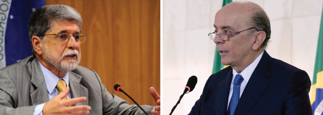 "Pelo que se lê por aí, a ênfase nas relações Sul-Sul faria igualmente parte do 'blá-blá-blá', que teria caracterizado a política externa dos 'governos petistas', assim definidos como se deles não tivessem feito parte personalidades hoje no poder, a começar pelo presidente em exercício", cutuca o ex-chanceler do governo Lula Celso Amorim, em artigo publicado na CartaCapital; recentemente, o chanceler interino, José Serra, disse que a política externa do PT era só "blá-blá-blá" (Foto: Gisele Federicce) "Pelo que se lê por aí, a ênfase nas relações Sul-Sul faria igualmente parte do 'blá-blá-blá', que teria caracterizado a política externa dos 'governos petistas', assim definidos como se deles não tivessem feito parte personalidades hoje no poder, a começar pelo presidente em exercício", cutuca o ex-chanceler do governo Lula Celso Amorim, em artigo publicado na CartaCapital; recentemente, o chanceler interino, José Serra, disse que a política externa do PT era só "blá-blá-blá"
