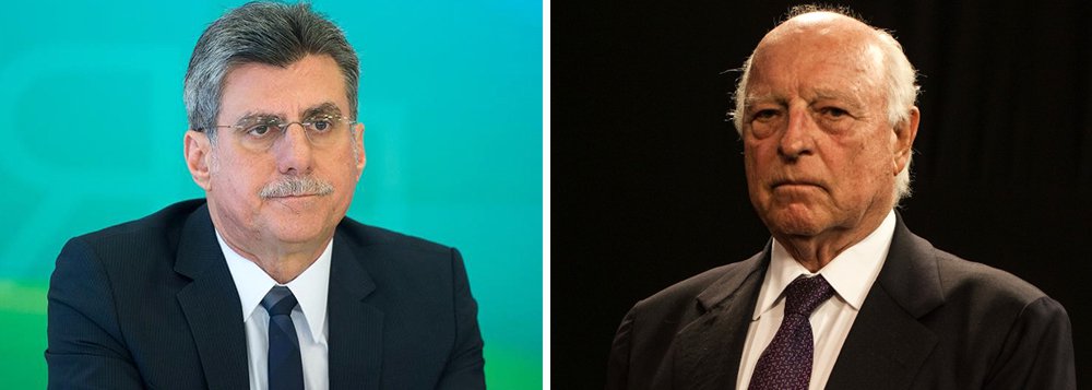 Senador e ex-ministro interino do Planejamento, Romero Jucá (PMDB-RR), alterou o conteúdo de uma medida provisória a mando do presidente do Conselho de Administração do grupo Gerdau, Jorge Gerdau Johhanpeter; informação consta em um relatório da Polícia Federal realizado durante a Operação Zelotes; Jucá era o relator da MP 627, editada em 2013 pela presidente Dilma Rousseff, que tratava da tributação do lucro das multinacionais no exterior; segundo a PF, o parágrafo acrescido pelo consultor jurídico da Gerdau consta na versão final do texto da lei (Foto: Aquiles Lins) Senador e ex-ministro interino do Planejamento, Romero Jucá (PMDB-RR), alterou o conteúdo de uma medida provisória a mando do presidente do Conselho de Administração do grupo Gerdau, Jorge Gerdau Johhanpeter; informação consta em um relatório da Polícia Federal realizado durante a Operação Zelotes; Jucá era o relator da MP 627, editada em 2013 pela presidente Dilma Rousseff, que tratava da tributação do lucro das multinacionais no exterior; segundo a PF, o parágrafo acrescido pelo consultor jurídico da Gerdau consta na versão final do texto da lei