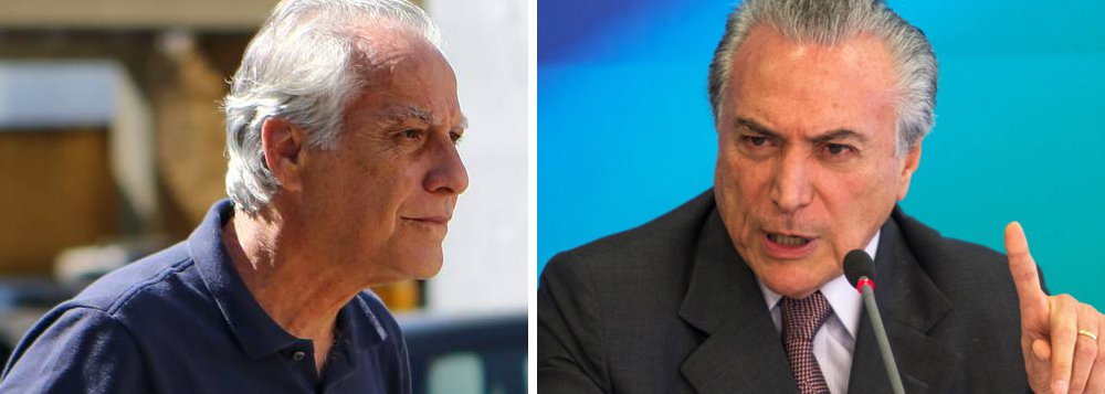 Um dos alvos da 34ª fase da Lava Jato, deflagrada nesta quinta-feira 22, foi o lobista João Augusto Henriques, que atuava como operador do PMDB e era ligado a Eduardo Cunha e a Michel Temer; segundo os investigadores, João Henriques, que já foi condenado pelo juiz Sérgio Moro, teria recebido R$ 7,4 milhões e repassado ao partido entre fevereiro e dezembro de 2013; a propina foi paga por um consórcio entre as construtoras Mendes Junior e OSX Construção Naval, de Eike Batista, à empresa de Henriques, e era referente a contratos assinados com a Petrobras em 2012; segundo a delação de Delcídio Amaral, Temer foi o responsável pela indicação de João Henriques para a diretoria da BR Distribuidora (Foto: Gisele Federicce) Um dos alvos da 34ª fase da Lava Jato, deflagrada nesta quinta-feira 22, foi o lobista João Augusto Henriques, que atuava como operador do PMDB e era ligado a Eduardo Cunha e a Michel Temer; segundo os investigadores, João Henriques, que já foi condenado pelo juiz Sérgio Moro, teria recebido R$ 7,4 milhões e repassado ao partido entre fevereiro e dezembro de 2013; a propina foi paga por um consórcio entre as construtoras Mendes Junior e OSX Construção Naval, de Eike Batista, à empresa de Henriques, e era referente a contratos assinados com a Petrobras em 2012; segundo a delação de Delcídio Amaral, Temer foi o responsável pela indicação de João Henriques para a diretoria da BR Distribuidora