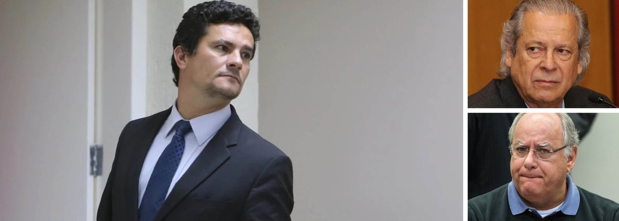 Juiz federal Sérgio Moro recebeu uma nova denúncia contra o ex-ministro José Dirceu, que já foi condenado pelo magistrado em outro processo, e o ex-diretor de serviços da Petrobras Renato Duque, pelos crimes de corrupção e lavagem de dinheiro; na nova acusação, a Procuradoria Geral da República acusa Dirceu de ter recebido R$ 2 milhões em propinas desviadas da Petrobras; outras cinco pessoas também viraram rés no processo (Foto: Paulo Emílio) Juiz federal Sérgio Moro recebeu uma nova denúncia contra o ex-ministro José Dirceu, que já foi condenado pelo magistrado em outro processo, e o ex-diretor de serviços da Petrobras Renato Duque, pelos crimes de corrupção e lavagem de dinheiro; na nova acusação, a Procuradoria Geral da República acusa Dirceu de ter recebido R$ 2 milhões em propinas desviadas da Petrobras; outras cinco pessoas também viraram rés no processo