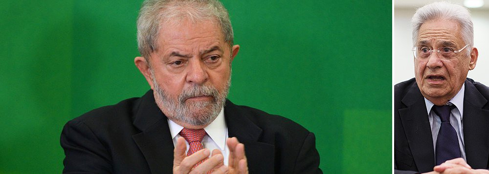 "O destino de Lula envolve um ponto-chave no futuro das liberdades democráticas do país. Cidadão que não é réu em nenhum processo, nem passou por uma condenação pela qual poderia ser enquadrado na Lei Ficha Limpa, ele está sendo impedido de assumir um ministério em função da suspeita alimentada por seus adversários políticos de que tudo não passaria de um truque para fugir das investigação da Lava Jato - coisa fácil de falar e difícil de provar", aponta Paulo Moreira Leite, colunista do 247; jornalista lembra que, "em 2002, quando se preparava para deixar o governo, Fernando Henrique Cardoso apoiou e sancionou lei 10.628, que previa foro privilegiado automático para ex-presidentes e ex-ministros. Na época, FHC dizia-se preocupado com casos de 'perseguição política'" (Foto: Paulo Moreira Leite) "O destino de Lula envolve um ponto-chave no futuro das liberdades democráticas do país. Cidadão que não é réu em nenhum processo, nem passou por uma condenação pela qual poderia ser enquadrado na Lei Ficha Limpa, ele está sendo impedido de assumir um ministério em função da suspeita alimentada por seus adversários políticos de que tudo não passaria de um truque para fugir das investigação da Lava Jato - coisa fácil de falar e difícil de provar", aponta Paulo Moreira Leite, colunista do 247; jornalista lembra que, "em 2002, quando se preparava para deixar o governo, Fernando Henrique Cardoso apoiou e sancionou lei 10.628, que previa foro privilegiado automático para ex-presidentes e ex-ministros. Na época, FHC dizia-se preocupado com casos de 'perseguição política'"