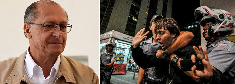 Justiça impõe multa de R$ 8 milhões ao estado por truculência da PM contra manifestantes, além de proibir o uso de balas de borracha e gás lacrimogêneo; de acordo com decisão do juiz Valentino Aparecido de Andrade, da 10ª Vara de Fazenda Pública de São Paulo, munição menos letal, incluindo também o gás lacrimogênio, só poderá ser usada em condições "excepcionalíssimas"
(Foto: Paulo Emílio)
Justiça impõe multa de R$ 8 milhões ao estado por truculência da PM contra manifestantes, além de proibir o uso de balas de borracha e gás lacrimogêneo; de acordo com decisão do juiz Valentino Aparecido de Andrade, da 10ª Vara de Fazenda Pública de São Paulo, munição menos letal, incluindo também o gás lacrimogênio, só poderá ser usada em condições "excepcionalíssimas"