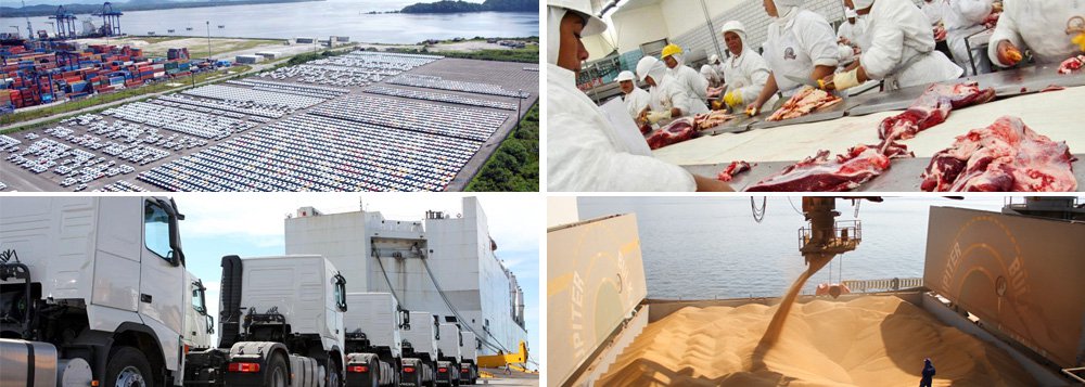 As exportações do Paraná cresceram 12% no primeiro trimestre em relação ao mesmo período do ano passado. Impulsionadas pelo câmbio favorável, as receitas de vendas externas somaram US$ 3,34 bilhões, contra US$ 3 bilhões nos primeiros três meses de 2015, de acordo com dados de Secretaria de Comércio Exterior (Secex) do Ministério do Desenvolvimento, Indústria e Comércio; os embarques de soja em grão, carnes e automóveis puxaram o resultado; as importações, por outro lado, sentiram o peso do dólar desfavorável e tiveram queda de 24,3%; foram US$ 2,43 bilhões no primeiro trimestre, contra US$ 3,2 bilhões de janeiro a março do ano passado (Foto: Leonardo Lucena) As exportações do Paraná cresceram 12% no primeiro trimestre em relação ao mesmo período do ano passado. Impulsionadas pelo câmbio favorável, as receitas de vendas externas somaram US$ 3,34 bilhões, contra US$ 3 bilhões nos primeiros três meses de 2015, de acordo com dados de Secretaria de Comércio Exterior (Secex) do Ministério do Desenvolvimento, Indústria e Comércio; os embarques de soja em grão, carnes e automóveis puxaram o resultado; as importações, por outro lado, sentiram o peso do dólar desfavorável e tiveram queda de 24,3%; foram US$ 2,43 bilhões no primeiro trimestre, contra US$ 3,2 bilhões de janeiro a março do ano passado