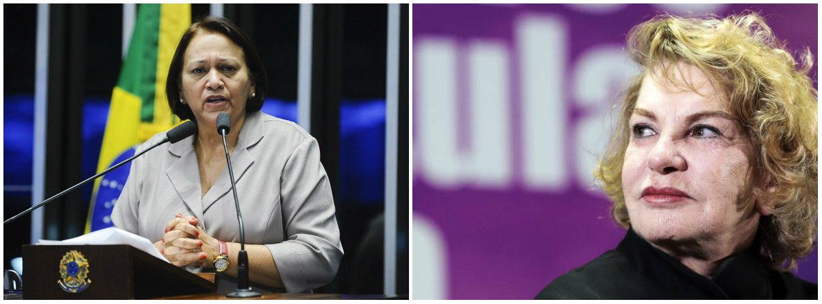 Em nota, a senadora Fátima Bezerra (PT-RN) lamenta a morte da ex-primeira-dama Marisa Letícia; "Ela será sempre lembrada, por nós, como uma mulher firme, aguerrida, amorosa, parceira de grandes lutas. Toda nossa solidariedade ao presidente Lula neste doloroso momento em que ele perde sua companheira de vida, a quem chamava carinhosamente de 'galega'", diz trecho do texto (Foto: Gisele Federicce) Em nota, a senadora Fátima Bezerra (PT-RN) lamenta a morte da ex-primeira-dama Marisa Letícia; "Ela será sempre lembrada, por nós, como uma mulher firme, aguerrida, amorosa, parceira de grandes lutas. Toda nossa solidariedade ao presidente Lula neste doloroso momento em que ele perde sua companheira de vida, a quem chamava carinhosamente de 'galega'", diz trecho do texto