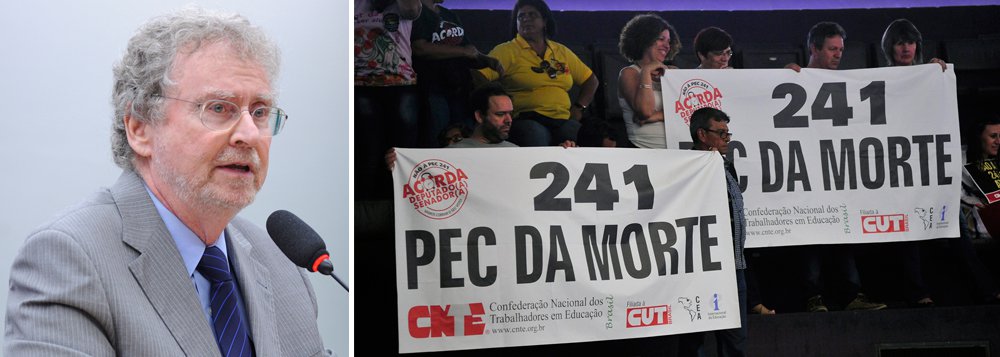Representantes da Academia Brasileira de Ciências e da Sociedade Brasileira para o Progresso da Ciência (SBPC) temem um "desastre" na ciência com a aprovação da PEC do teto dos gastos; cientistas alertam para o risco de congelamento dos investimentos nos níveis atuais, perpetuando o estado de crise do setor; "Se continuarmos na situação atual por mais 20 anos será mortal; vamos voltar ao status de colônia extrativista", diz Luiz Davidovich, da ABC (Foto: Gisele Federicce) Representantes da Academia Brasileira de Ciências e da Sociedade Brasileira para o Progresso da Ciência (SBPC) temem um "desastre" na ciência com a aprovação da PEC do teto dos gastos; cientistas alertam para o risco de congelamento dos investimentos nos níveis atuais, perpetuando o estado de crise do setor; "Se continuarmos na situação atual por mais 20 anos será mortal; vamos voltar ao status de colônia extrativista", diz Luiz Davidovich, da ABC