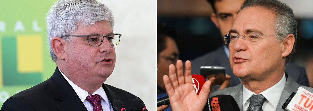 No editorial, a 'Folha de S. Paulo' critica o processo de impeachment do Procurador-geral Rodrig Janot: "Até agora, apesar das muitas suspeitas de que se cerca, Renan Calheiros vinha mantendo, à frente do Senado, comportamento bem mais republicano que o de Eduardo Cunha (PMDB-RJ) na chefia da Câmara, antes de ser afastado pelo STF. Se o senador imitar seu correligionário e usar a posição institucional para tolher as investigações, poderá conhecer igual destino" (Foto: Roberta Namour) No editorial, a 'Folha de S. Paulo' critica o processo de impeachment do Procurador-geral Rodrig Janot: "Até agora, apesar das muitas suspeitas de que se cerca, Renan Calheiros vinha mantendo, à frente do Senado, comportamento bem mais republicano que o de Eduardo Cunha (PMDB-RJ) na chefia da Câmara, antes de ser afastado pelo STF. Se o senador imitar seu correligionário e usar a posição institucional para tolher as investigações, poderá conhecer igual destino"