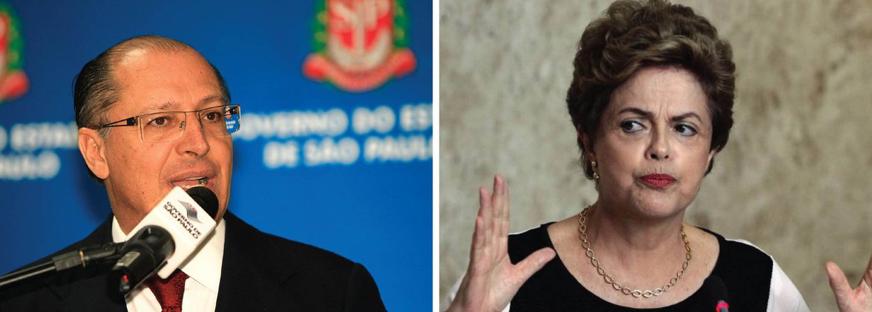 Cada vez mais alinhado com a ruptura da democracia, orquestrada pelo vice-presidente Michel Temer e pelo deputado Eduardo Cunha (PMDB), o governador de São Paulo voltou a dizer que o processo de impeachment de Dilma está "previsto na Constituição"; "Impeachment, eu vejo muita gente falando de golpe. Não, impeachment não é golpe. Aliás, o PT era o rei do impeachment porque ele entrou com pedido de impeachment contra o Collor, contra o Itamar Franco e contra o Fernando Henrique. Só não entrou contra o Lula porque era do PT", disse Alckmin ao participar de evento em Brasília (Foto: Aquiles Lins) Cada vez mais alinhado com a ruptura da democracia, orquestrada pelo vice-presidente Michel Temer e pelo deputado Eduardo Cunha (PMDB), o governador de São Paulo voltou a dizer que o processo de impeachment de Dilma está "previsto na Constituição"; "Impeachment, eu vejo muita gente falando de golpe. Não, impeachment não é golpe. Aliás, o PT era o rei do impeachment porque ele entrou com pedido de impeachment contra o Collor, contra o Itamar Franco e contra o Fernando Henrique. Só não entrou contra o Lula porque era do PT", disse Alckmin ao participar de evento em Brasília
