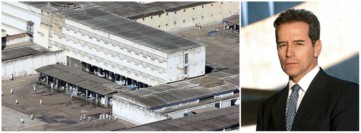 O governado do Distrito Federal, Rodrigo Rollemberg, decidiu exonerar a cúpula do Centro de Detenção Provisória (CDP), que faz parte do Complexo Penitenciário da Papuda; em vistoria no bloco 5 da unidade, onde cumpre pena o ex-senador Luiz Estevão e outros internos, foram encontrados objetos não autorizados dentro da cela e na cantina do local tais como cafeteira, cápsulas de café, massa importada chocolate, dentre outros"; em nota, a Secretaria da Segurança Pública informou que, após a vistoria, Luiz Estevão cometeu uma falta disciplinar e, por isso, foi transferido para outra ala do mesmo bloco, onde permanecerá isolado por 10 dias (Foto: Leonardo Lucena) O governado do Distrito Federal, Rodrigo Rollemberg, decidiu exonerar a cúpula do Centro de Detenção Provisória (CDP), que faz parte do Complexo Penitenciário da Papuda; em vistoria no bloco 5 da unidade, onde cumpre pena o ex-senador Luiz Estevão e outros internos, foram encontrados objetos não autorizados dentro da cela e na cantina do local tais como cafeteira, cápsulas de café, massa importada chocolate, dentre outros"; em nota, a Secretaria da Segurança Pública informou que, após a vistoria, Luiz Estevão cometeu uma falta disciplinar e, por isso, foi transferido para outra ala do mesmo bloco, onde permanecerá isolado por 10 dias