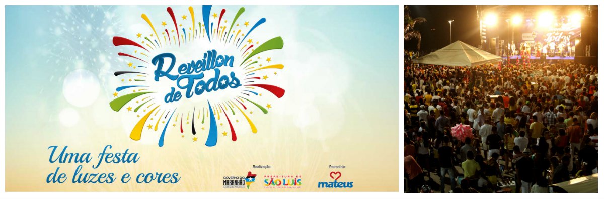 Começa na noite de hoje, em São Luis, a programação da festa "Réveillon de Todos", na Praça Nauro Machado, Centro de São Luís, a partir das 18h. A festa é uma promoção do Governo do Estado. O 'Réveillon de Todos' segue com programação especial até o dia 1º de janeiro. Na noite da virada o show será no prolongamento da Avenida Litorânea (Foto: Fatima 247) Começa na noite de hoje, em São Luis, a programação da festa "Réveillon de Todos", na Praça Nauro Machado, Centro de São Luís, a partir das 18h. A festa é uma promoção do Governo do Estado. O 'Réveillon de Todos' segue com programação especial até o dia 1º de janeiro. Na noite da virada o show será no prolongamento da Avenida Litorânea