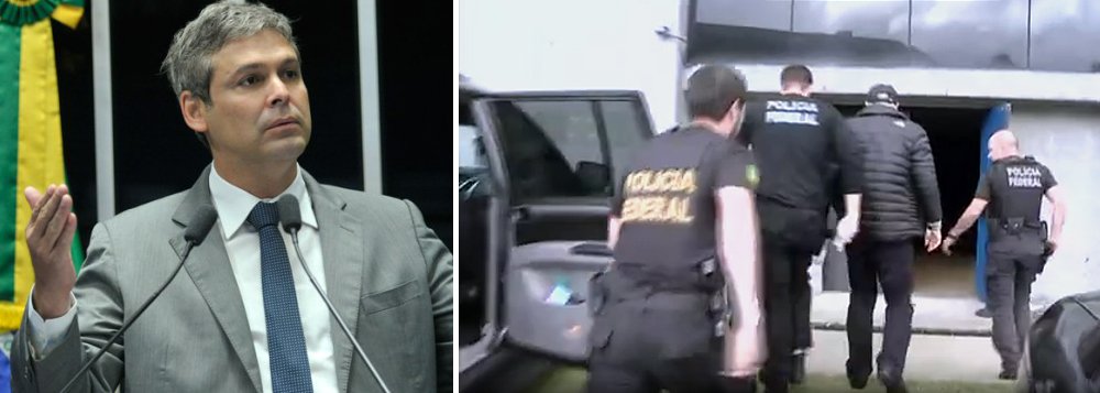 Senador Lindbergh Farias (PT-RJ) critica dois pesos e duas medidas da Operação Lava Jato: "Tucanos citados inúmeras vezes sequer são investigados. Cunha segue solto. Mantega, citado em uma delação, é preso com a mulher no hospital"; ele diz ainda que a "Lava Jato funcionou contra o PT antes do impeachment. Tirou férias após o golpe, e volta seu foco pro PT às vésperas das eleições" (Foto: Gisele Federicce) Senador Lindbergh Farias (PT-RJ) critica dois pesos e duas medidas da Operação Lava Jato: "Tucanos citados inúmeras vezes sequer são investigados. Cunha segue solto. Mantega, citado em uma delação, é preso com a mulher no hospital"; ele diz ainda que a "Lava Jato funcionou contra o PT antes do impeachment. Tirou férias após o golpe, e volta seu foco pro PT às vésperas das eleições"
