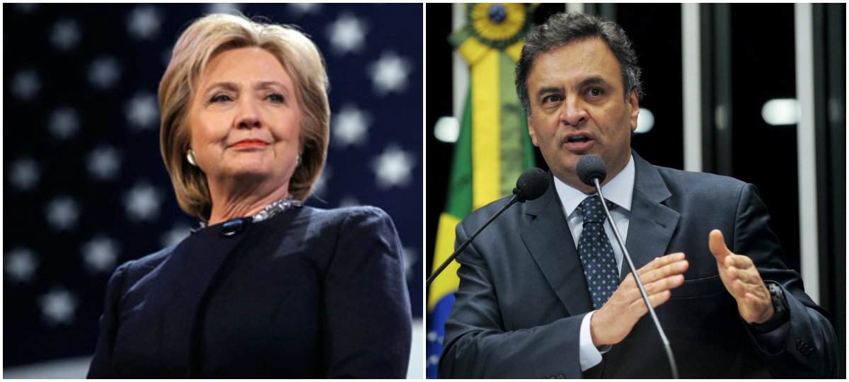 O jornalista Paulo Nogueira, do Diário do Centro do Mundo, afirma que "a maior lição que as eleições americanas trouxeram para o Brasil coube num tuíte de autoria de Hillary Clinton", no qual ela reconheceu Donald Trump como "nosso presidente"; segundo Nogueira, "gestos como o de Hillary consolidam democracias, unem as pessoas, abençoam as urnas, celebram a vontade popular" e são o posto do que foi feito pelo senador Aécio Neves, que não aceitou a derrota para Dilma Rousseff em 2014, levando à sabotagem da democracia brasileira (Foto: Valter Lima) O jornalista Paulo Nogueira, do Diário do Centro do Mundo, afirma que "a maior lição que as eleições americanas trouxeram para o Brasil coube num tuíte de autoria de Hillary Clinton", no qual ela reconheceu Donald Trump como "nosso presidente"; segundo Nogueira, "gestos como o de Hillary consolidam democracias, unem as pessoas, abençoam as urnas, celebram a vontade popular" e são o posto do que foi feito pelo senador Aécio Neves, que não aceitou a derrota para Dilma Rousseff em 2014, levando à sabotagem da democracia brasileira