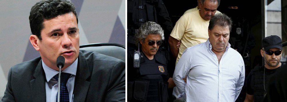 Também foram condenados pelo juiz da Lava Jato, no mesmo processo, o empreiteiro Léo Pinheiro, da OAS, a 8 anos e 2 meses de prisão e o empreiteiro Ricardo Pessoa, da UTC, que recebeu pena de 10 anos e 6 meses; Argello é acusado pelos crimes de corrupção passiva, lavagem de dinheiro e obstrução à investigação de organização criminosa; a denúncia diz que ele cobrou R$ 5 milhões a cada empreiteira envolvida no esquema de corrupção na Petrobras para barrar a indicação de seus executivos na CPI da Petrobras; na mesma decisão, o juiz Sérgio Moro impôs a Argello um confisco de R$ 7,35 milhões além de uma indenização no mesmo montante (Foto: Gisele Federicce) Também foram condenados pelo juiz da Lava Jato, no mesmo processo, o empreiteiro Léo Pinheiro, da OAS, a 8 anos e 2 meses de prisão e o empreiteiro Ricardo Pessoa, da UTC, que recebeu pena de 10 anos e 6 meses; Argello é acusado pelos crimes de corrupção passiva, lavagem de dinheiro e obstrução à investigação de organização criminosa; a denúncia diz que ele cobrou R$ 5 milhões a cada empreiteira envolvida no esquema de corrupção na Petrobras para barrar a indicação de seus executivos na CPI da Petrobras; na mesma decisão, o juiz Sérgio Moro impôs a Argello um confisco de R$ 7,35 milhões além de uma indenização no mesmo montante