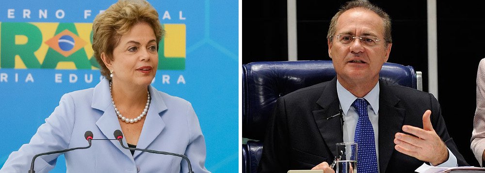 Clima de reaproximação entre a presidente Dilma Rousseff e o presidente do Senado, Renan Calheiro (PMDB), é cada vez mais claro; Dilma afirmou nesta terça-feira, 11, que as medidas propostas por Renan coincidem com as propostas do governo; “Nós olhamos essas 27 propostas com grande interesse e valorizamos muito a presença delas. Eu acho que essa sim é a agenda positiva para o país”, afirmou; “Mostra por parte do Senado uma disposição de contribuir para o Brasil sair das suas dificuldades o mais rápido possível” (Foto: Aquiles Lins) Clima de reaproximação entre a presidente Dilma Rousseff e o presidente do Senado, Renan Calheiro (PMDB), é cada vez mais claro; Dilma afirmou nesta terça-feira, 11, que as medidas propostas por Renan coincidem com as propostas do governo; “Nós olhamos essas 27 propostas com grande interesse e valorizamos muito a presença delas. Eu acho que essa sim é a agenda positiva para o país”, afirmou; “Mostra por parte do Senado uma disposição de contribuir para o Brasil sair das suas dificuldades o mais rápido possível”