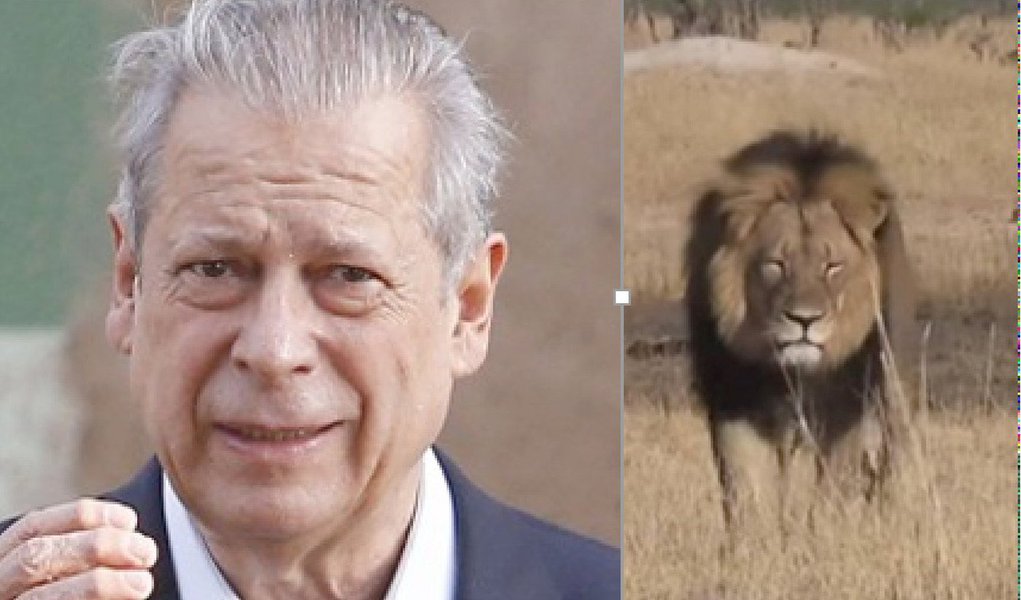Abateram o Zé Dirceu. Nesse sentido, ele está para o leão Cecil como o juiz Sérgio Moro está para o caçador Walter Palmer (Foto: Robert Lobato) Abateram o Zé Dirceu. Nesse sentido, ele está para o leão Cecil como o juiz Sérgio Moro está para o caçador Walter Palmer